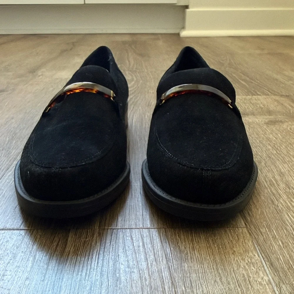 Bandolino Black Women’s Slip-On Suede Loafers - Picture 5 of 6